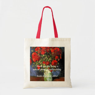 Vase with Red Poppies Vincent van Gogh Tote Bag