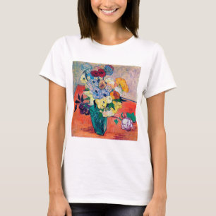 Vase with Roses and Anemones, Van Gogh T-Shirt