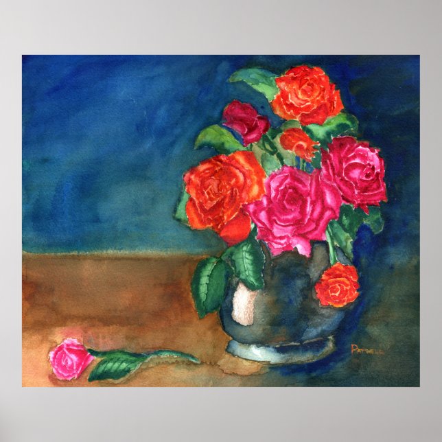 Vase with Roses Poster (Front)