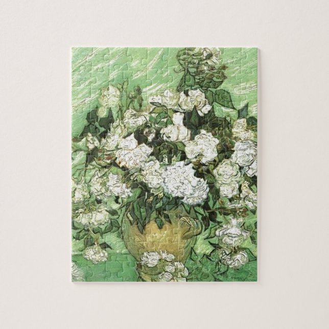 Vase with Roses - Van Gogh Jigsaw Puzzle (Vertical)