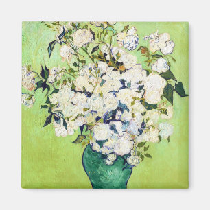 Vase with Roses Vincent Van Gogh painting Magnet