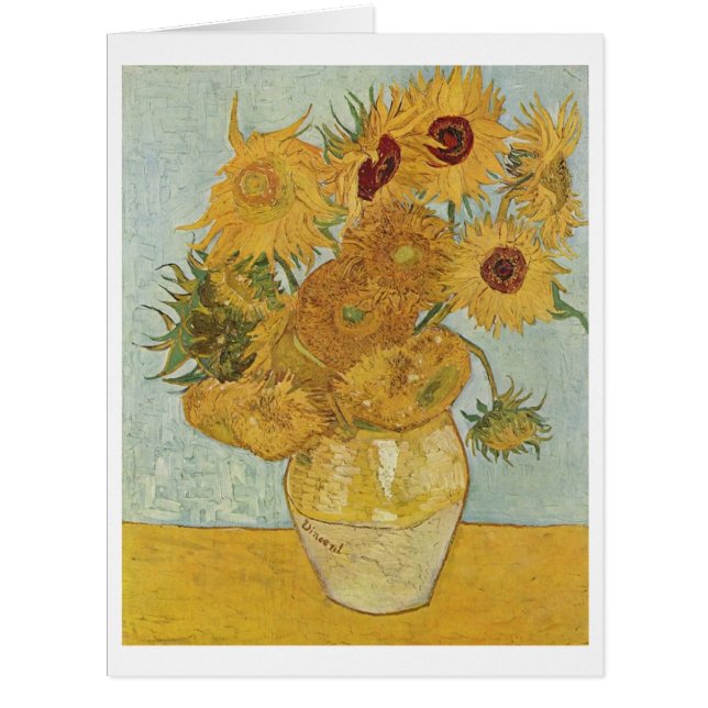 Vase with Twelve Sunflowers by van Gogh (Front)