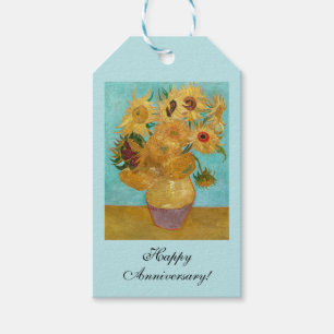 Vase with Twelve Sunflowers by Vincent Van Gogh  Gift Tags