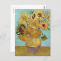 Vase with Twelve Sunflowers by Vincent van Gogh