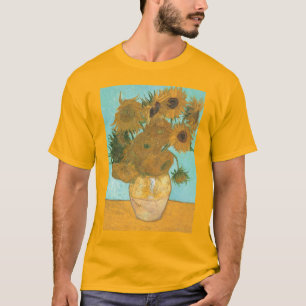 Vase with Twelve Sunflowers by Vincent van Gogh T-Shirt