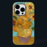 Vase with Twelve Sunflowers | Van Gogh | Case-Mate iPhone 14 Pro Case<br><div class="desc">Vase with Twelve Sunflowers is a 1888 painting by Vincent van Gogh. This version resides in the Philadelphia Museum of Art,  Philadelphia,  United States.</div>