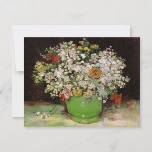 Vase with Zinnia Flowers by Vincent van Gogh