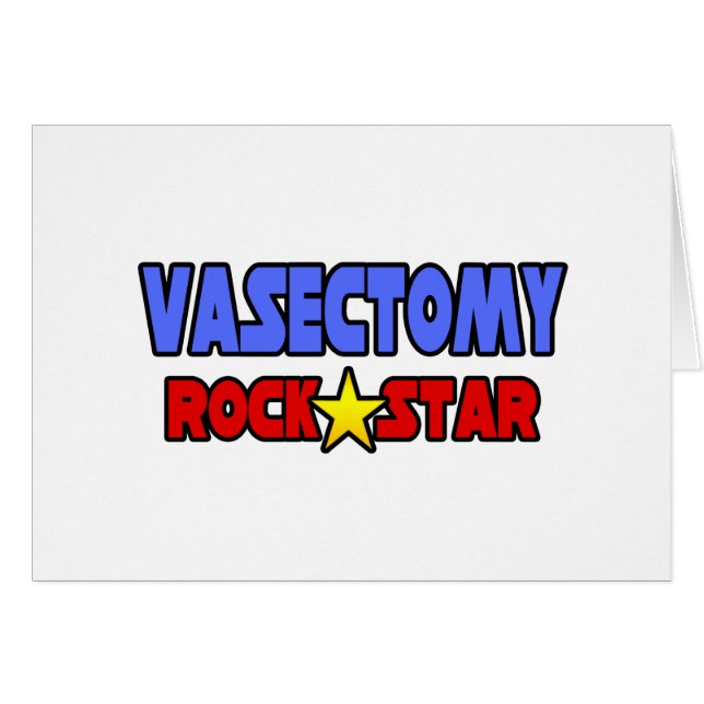 Vasectomy Rock Star (Front Horizontal)