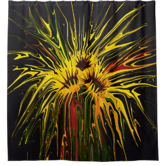 Vaseless Sunflowers Shower Curtain