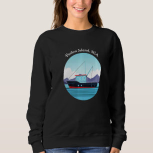 Vashon Island Washington Fishing Boat Fisherman Sweatshirt