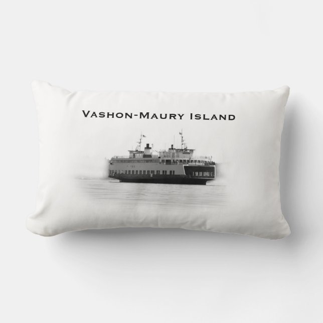 Vashon-Maury Ferry Pillow (Front)