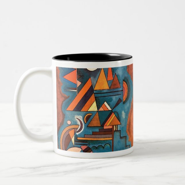 Vasily Kandinsky Bauhaus Dessau Two-Tone Coffee Mug (Left)