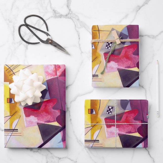 Vasily Kandinsky Yellow-Red-Blue Wrapping Paper Sheet (Front)