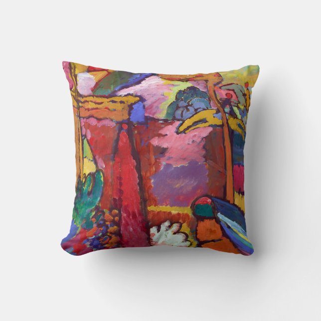 Vasily Kandisnky Garden of Love Cushion (Front)