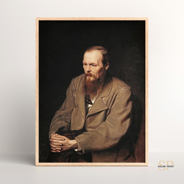 Vasily Perov Portrait of Fyodor Dostoyevsky Art Poster (Creator Uploaded)