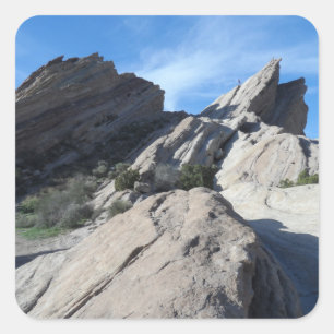 Vasquez Rocks, California Square Sticker