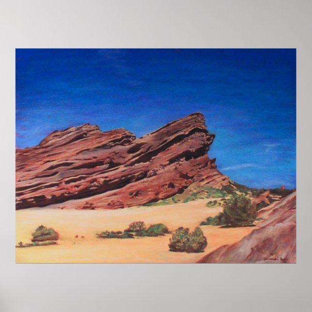 Vasquez Rocks Poster (Front)