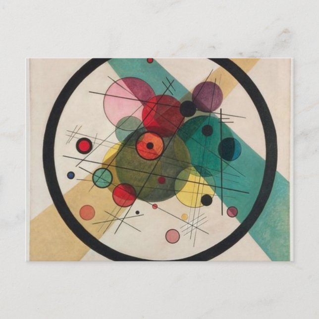 Vassily Kandinsky Circles in a Circle Postcard (Front)