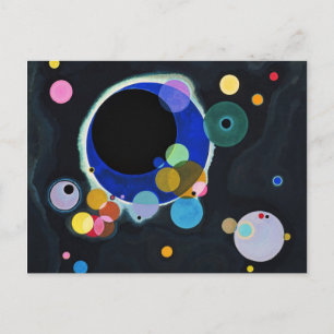 Vassily Kandinsky Several Circles Postcard
