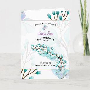 Vasso Greek Orthodox Church Baptism Program