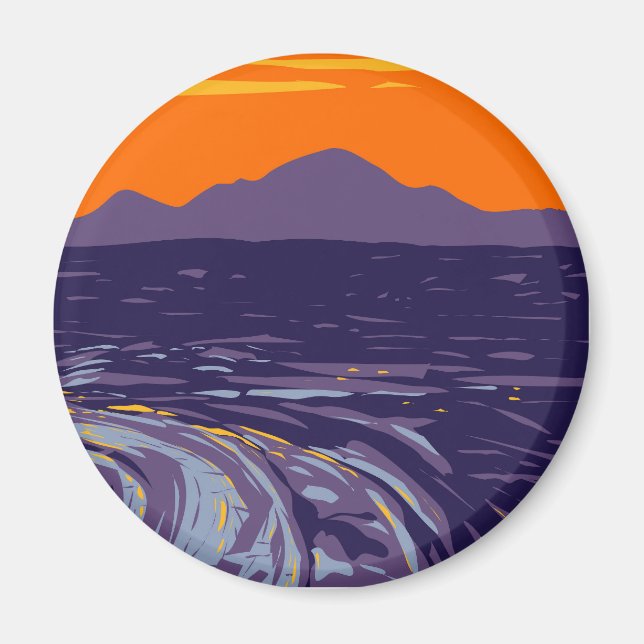 Vast Ocean of Lava Flows Magnet (Front)