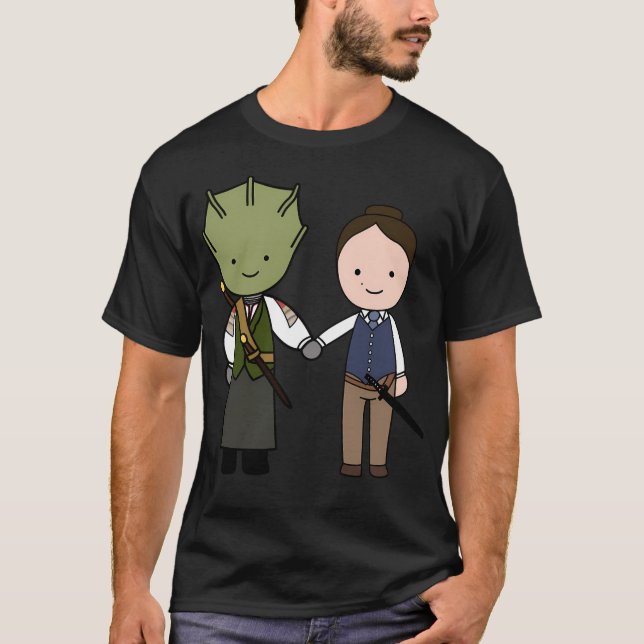 Vastra  Jenny Kawaii Cartoon Design T-Shirt (Front)