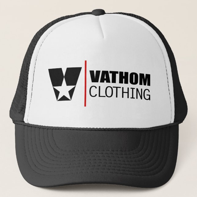 VATHOM BRAND LOGO TRUCKER HAT (Front)