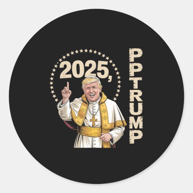 Vatican Christian  Classic Round Sticker (Front)