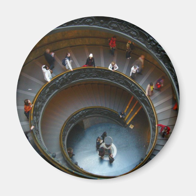 vatican circle stairs magnet (Front)