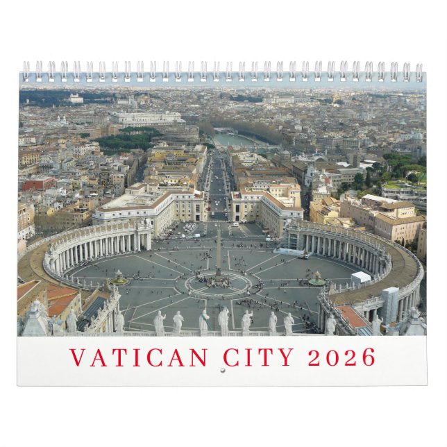 Vatican City 2026 calendar (Cover)