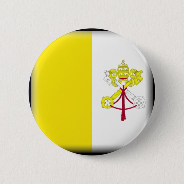 Vatican City 6 Cm Round Badge (Front)