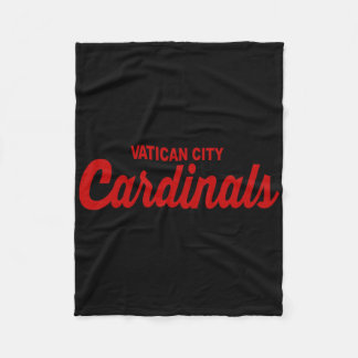 Vatican City Cardinals Funny Catholic Pope Sports  Fleece Blanket