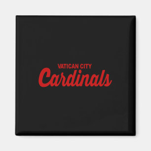 Vatican City Cardinals Funny Catholic Pope Sports Magnet