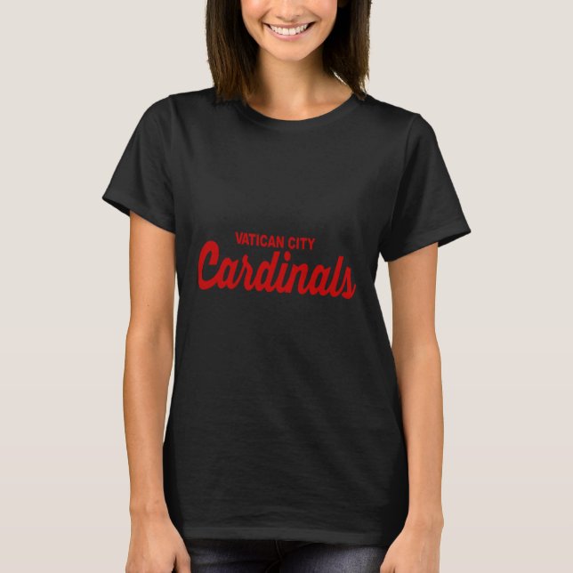 Vatican City Cardinals Funny Catholic Pope Sports  T-Shirt (Front)