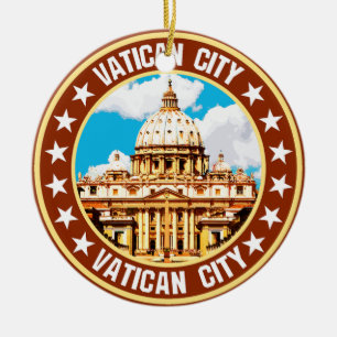 Vatican City                                       Ceramic Ornament