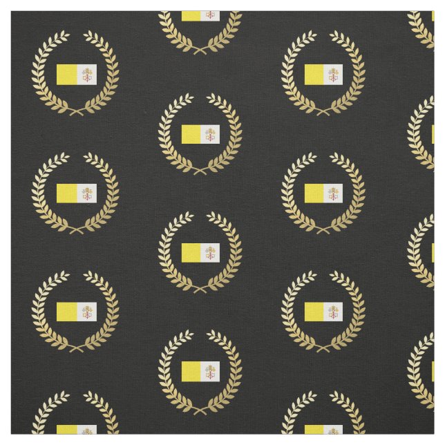 Vatican City flag Fabric (Swatch)