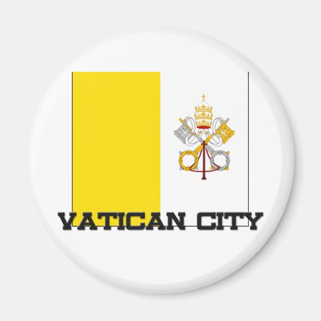 Vatican City Flag Magnet (Front)