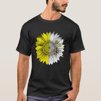 Vatican City Flag Sunflower Vanticanien Root Proud T-Shirt