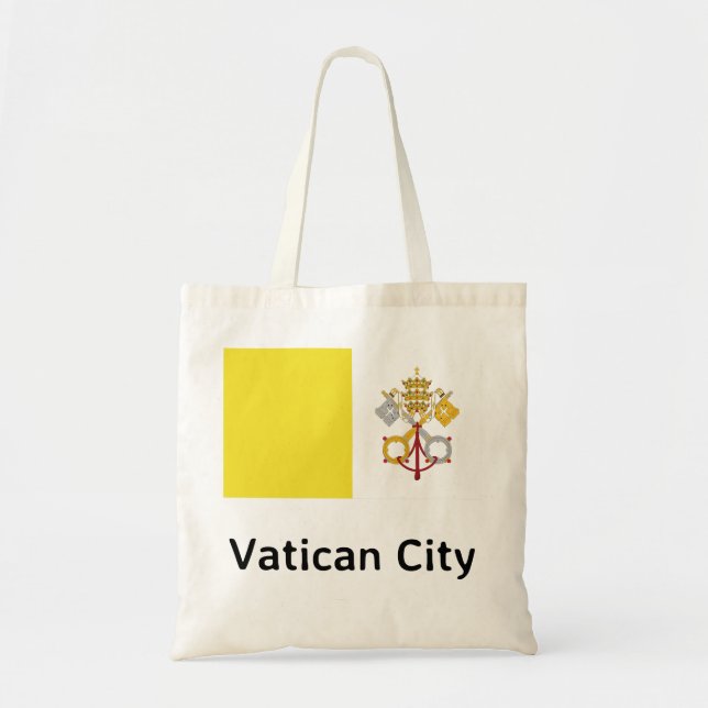 Vatican City Flag Tote Bag (Front)