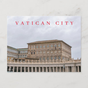 Vatican City Pope residence view postcard