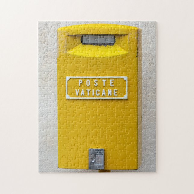 Vatican City post box view puzzle (Vertical)