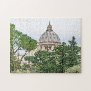 Vatican City St.Peter's Basilica dome view puzzle