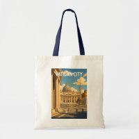 Vatican City St Peter's Square Illustration Travel