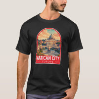 Vatican City Travel Art Vintage