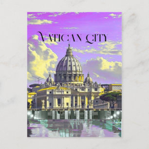 Vatican City Travel Postcard, Vatican City Postcar Postcard