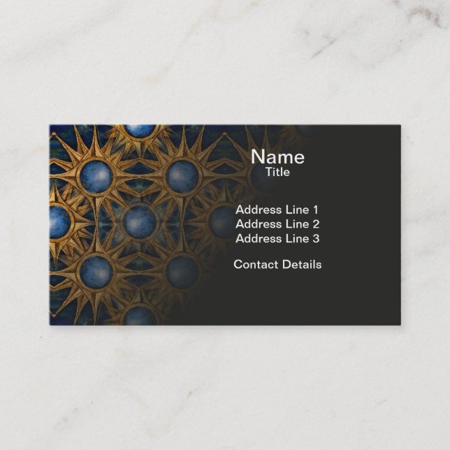 Vatican Compass Rose Pattern Business Card (Front)