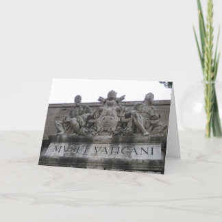 Vatican entrance greeting card