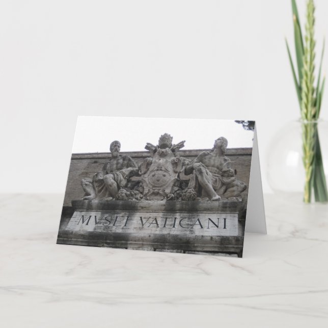 Vatican entrance greeting card (Front)