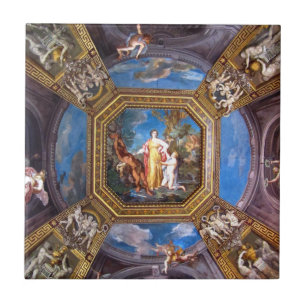 Vatican museum ceiling fresco tile