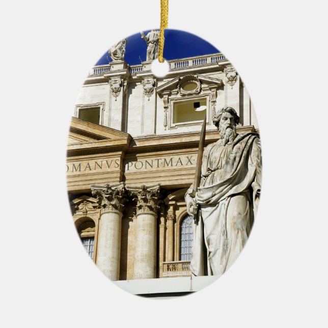 Vatican museum ceramic tree decoration (Front)